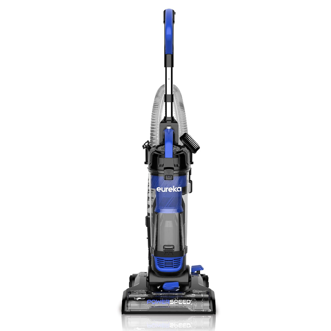 Eureka Lightweight Powerful Upright Vacuum Cleaner for Carpet and Hard Floor, PowerSpeed, New Model, Blue