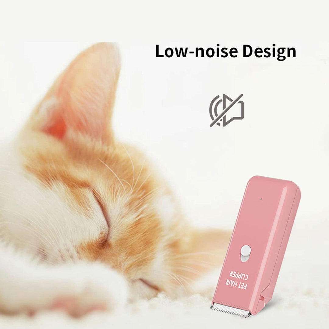 Dog Cat Home Hair Waterproof Clipper Portable Electric USB Rechargeable Pet Grooming Tools Low Noise