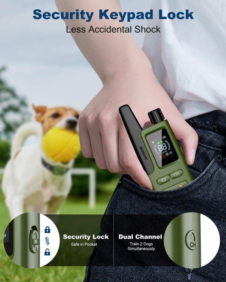 Dog Shock Collar - 3300FT Dog Training Collar with Remote Innovative IPX7 Waterproof
